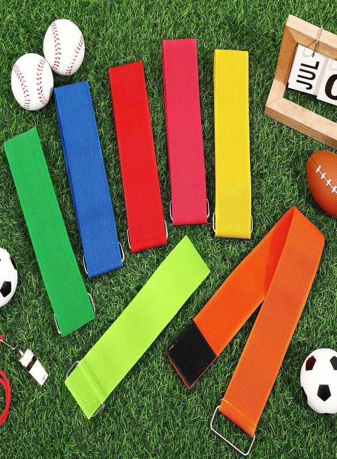 Augshy 12Pcs 3 Legged Race Bands,Three Legged Bands for Relay Race Game Carnival Field Day Backyard Game Party Supplies - Image 5