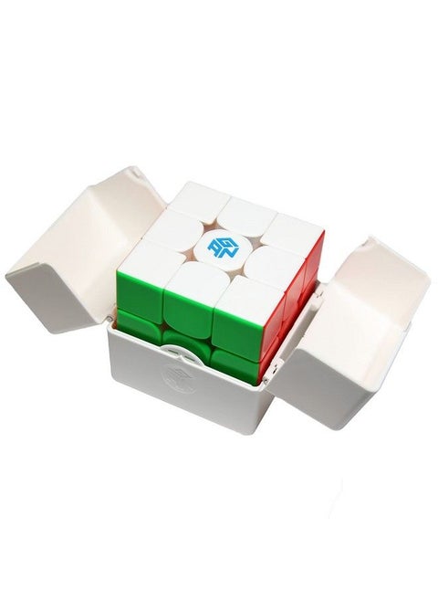 Gan 11 M Duo, Excellent Gans 3X3 Magnetic Stickerless Speed Cube, Smooth & Fast Professional 3X3 Speed Cube With Frosted Finish (Gan 11M Duo Matte Surface Primary Internal)