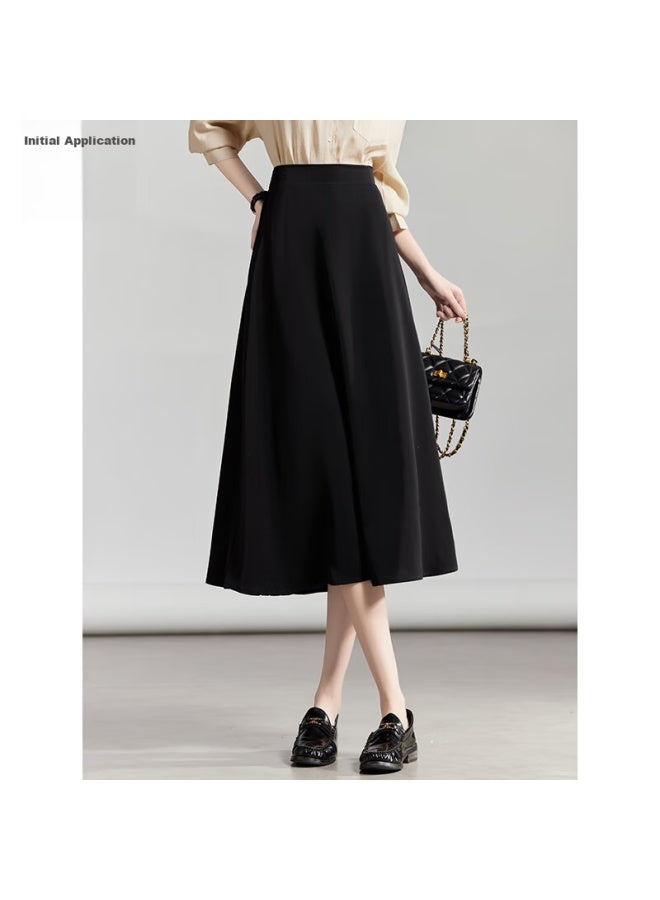 First Application Chushen Chunqiu High-waisted A-line Skirt For Women, Slimming Professional Office Suit Skirt S143b2013 - Image 1