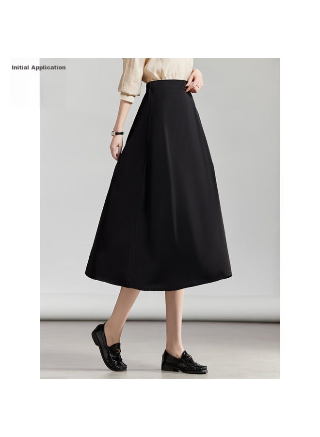 First Application Chushen Chunqiu High-waisted A-line Skirt For Women, Slimming Professional Office Suit Skirt S143b2013 - Image 4