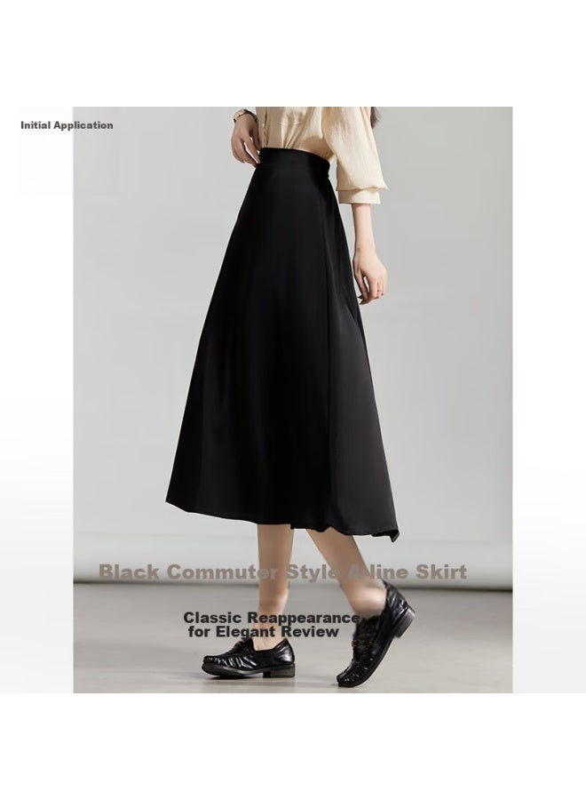 First Application Chushen Chunqiu High-waisted A-line Skirt For Women, Slimming Professional Office Suit Skirt S143b2013 - Image 2