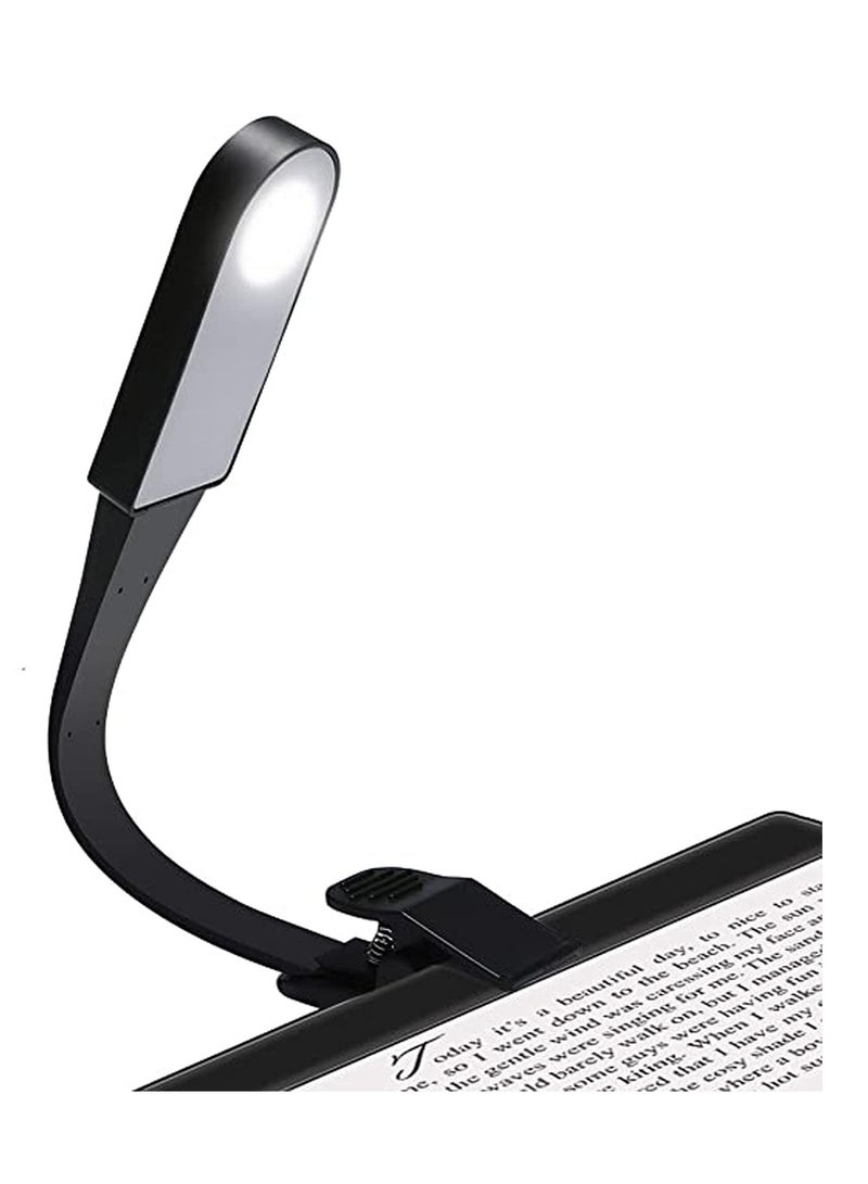 USB Rechargeable Book Light with 3 Modes and Stepless Dimming, Flexible Clip Design for Night Reading, Portable Eye Protection Light for Camping, Travel, and Laptops - Image 3