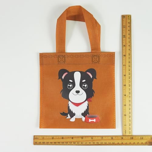 BANBALLON 20 PCS Dog Party Treat Bags - Puppy Non-Woven Goodie Bags for Kid & Baby Showers, Dog Theme Party Supplies - Image 2