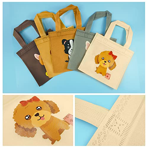BANBALLON 20 PCS Dog Party Treat Bags - Puppy Non-Woven Goodie Bags for Kid & Baby Showers, Dog Theme Party Supplies - Image 3