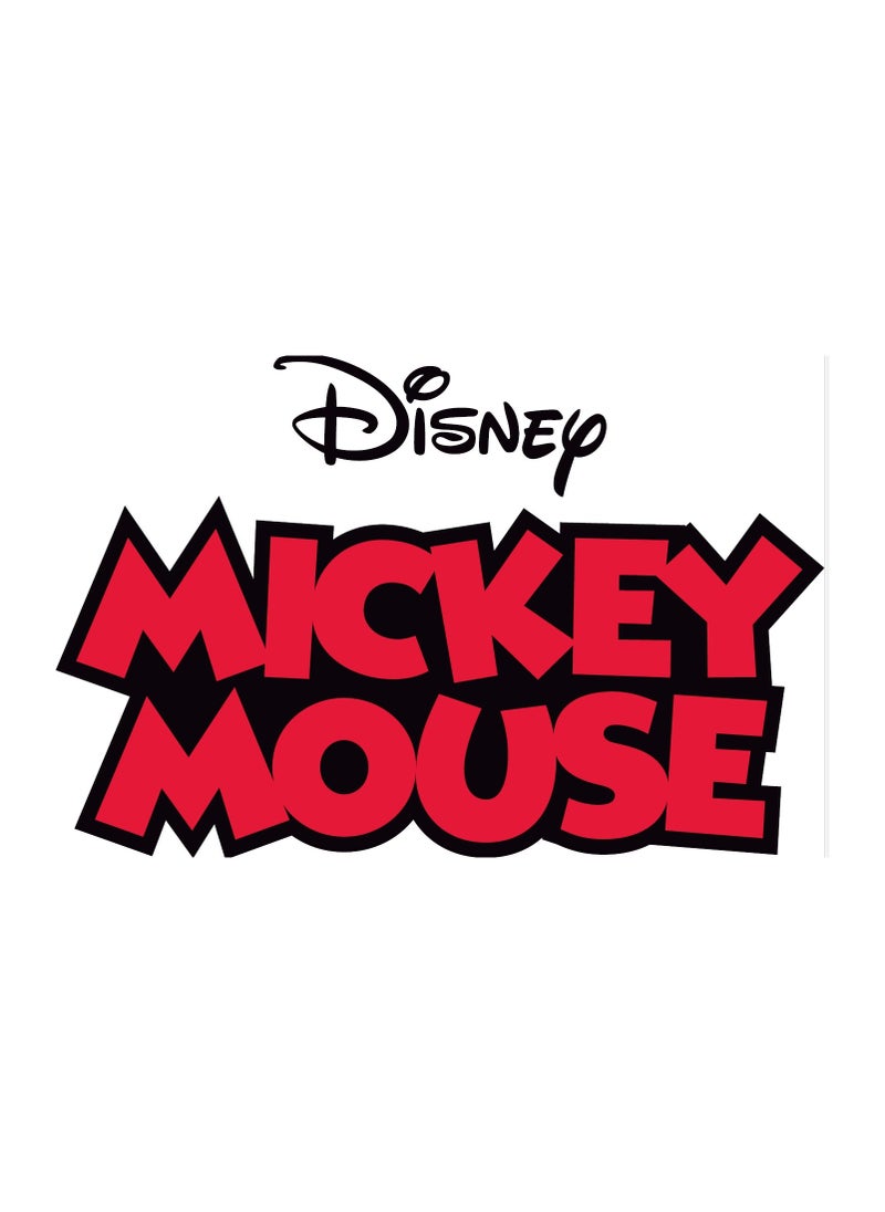 Disney - Disney Official Mickey Mouse Rainbow Crystals with Letter Pendant in 18K Sterling Silver Necklace - Image 1