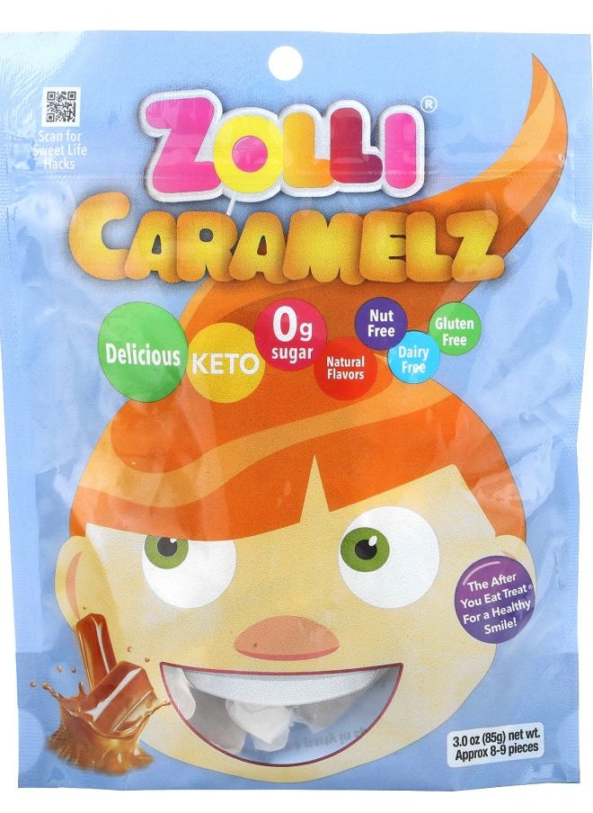 ZOLLIPOPS Zolli Caramelz Approx. 8-9 Pieces 3 oz (85 g) 