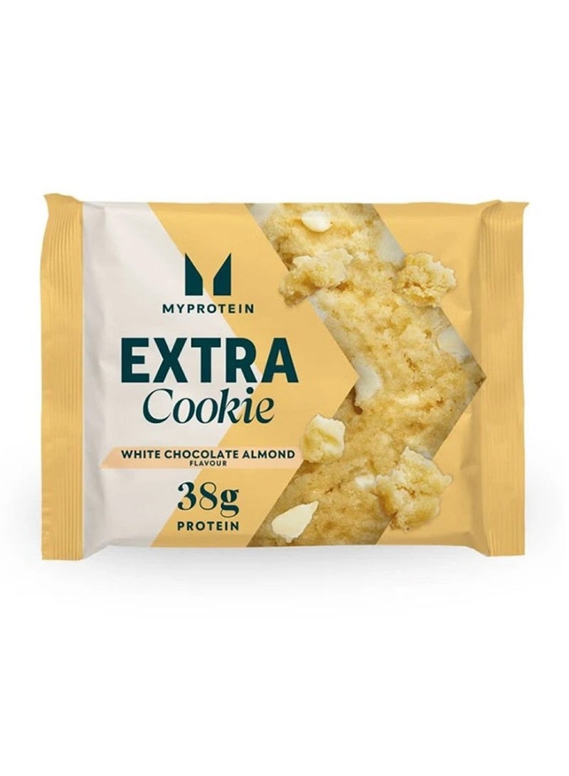 ماي بروتين كوكيز MyProtein Extra - كوكيز غنية بالبروتين (38 جم) - نكهة الشوكولاتة البيضاء واللوز - (12 قطعة × 75 جم) - Image 2