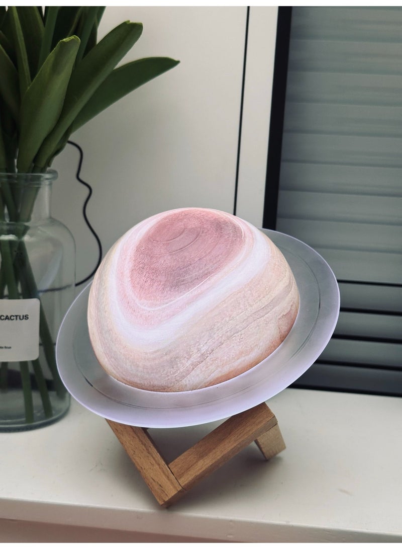 Planet Moon Music Night Light Bedside lamp, Bluetooth speaker, 8 adjustable LED night light modes Multiple ambient lighting settings Unisex birthday gift The perfect birthday present for her - Image 5