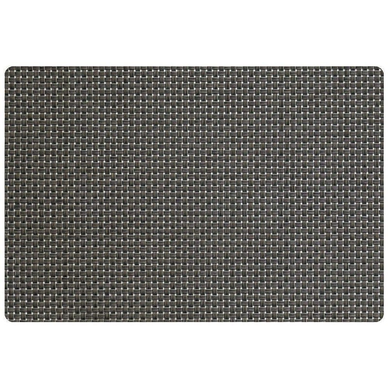 Freelance Basketweave Dining Table Runner for 6 Seater Dining Table, 46x91 cm - Reversible Heat Resistant Woven Vinyl PVC Plastic Table Runners for Dining Table, Small/Centre/Center Table, Living Room - Image 4