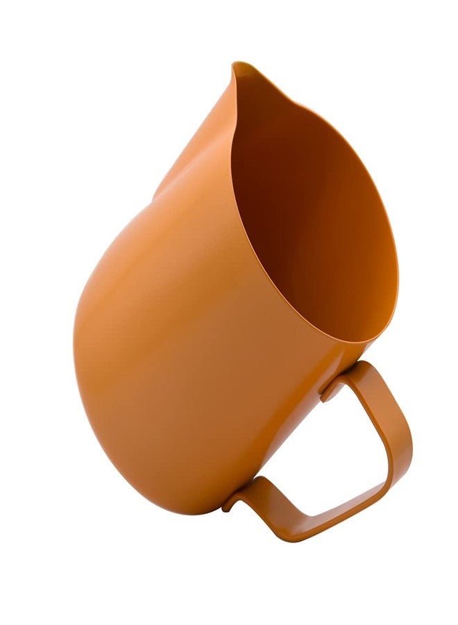 Hoshen 400ML Stainless Steel Frothing Cup, Milk Frothing Cup, Latte Art Cup, Espresso Latte Cappuccino Steaming Cup，Yellow - Image 5