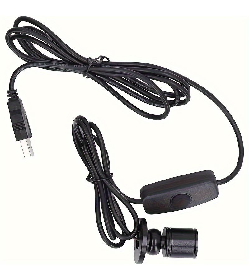 5 فولت USB LED سبوت لايت صغير مجموعة من 5 قطع لون أسود أخضر فاتح - Image 5