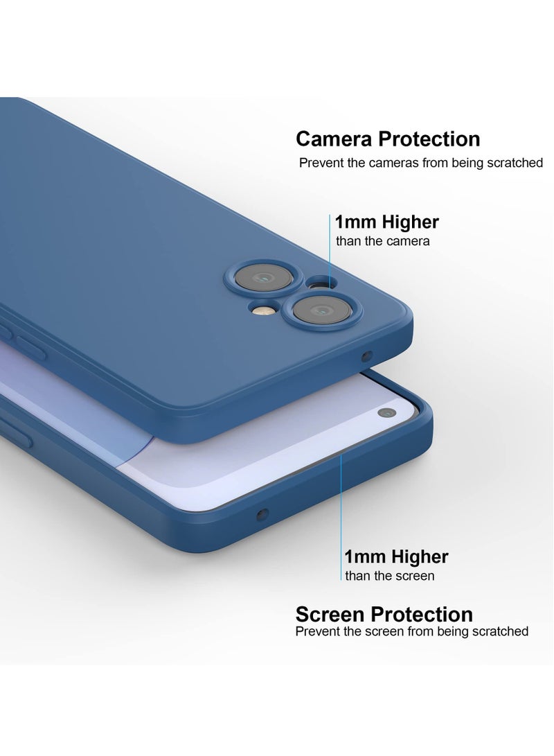 BORTONY OnePlus Nord N20 Case with Anti-Scratch Microfiber Soft Liquid Silicone Camera Protective Cover - Image 5