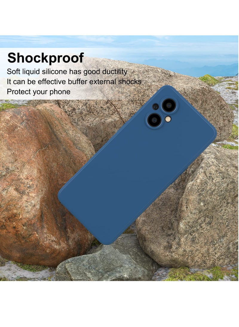 BORTONY OnePlus Nord N20 Case with Anti-Scratch Microfiber Soft Liquid Silicone Camera Protective Cover - Image 4