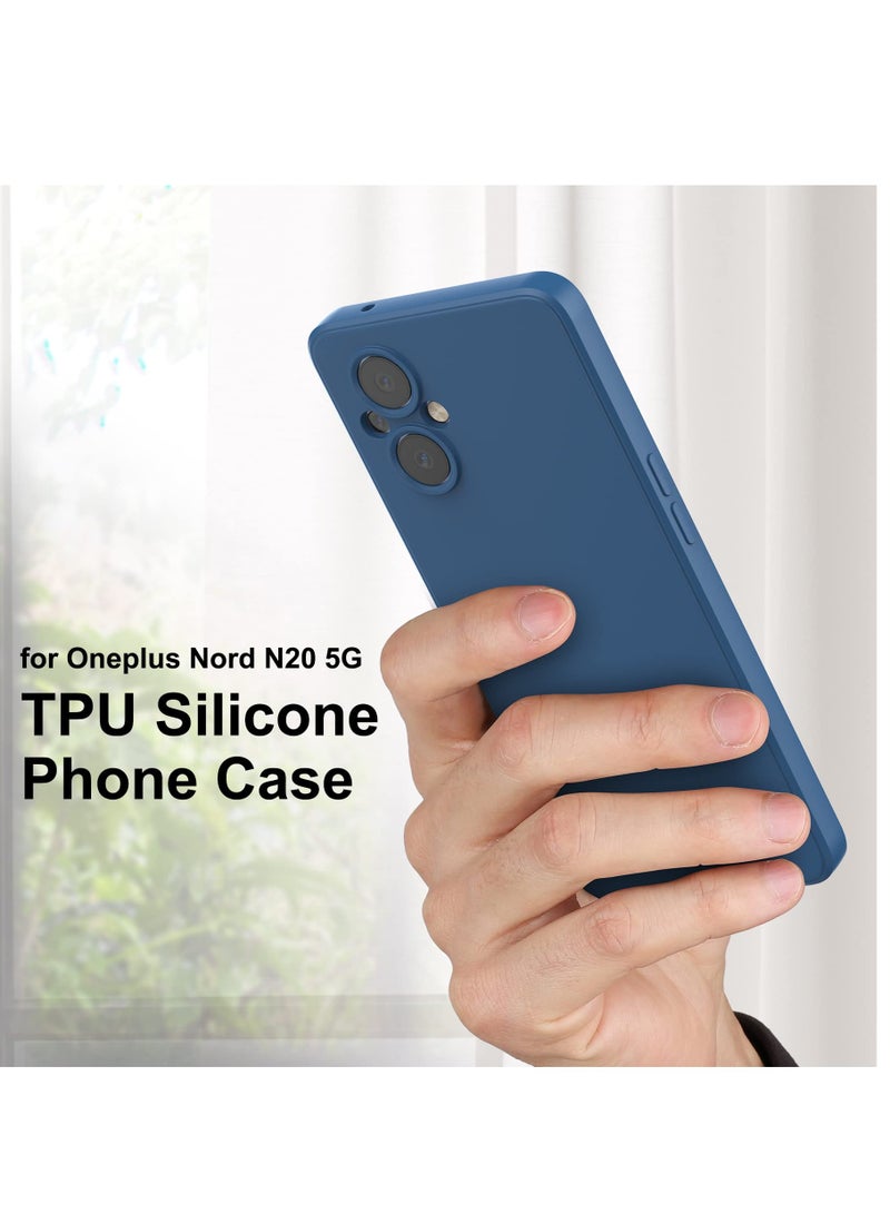 BORTONY OnePlus Nord N20 Case with Anti-Scratch Microfiber Soft Liquid Silicone Camera Protective Cover - Image 2