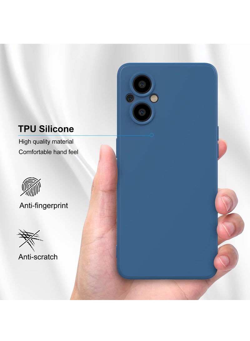 BORTONY OnePlus Nord N20 Case with Anti-Scratch Microfiber Soft Liquid Silicone Camera Protective Cover - Image 3