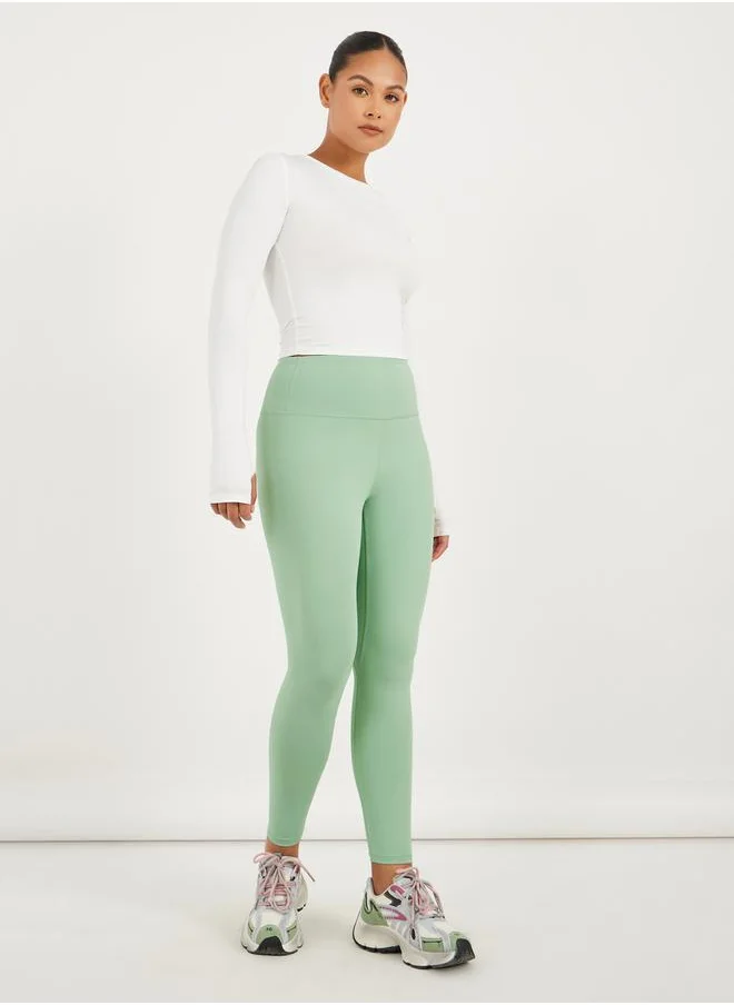 Styli Broad Waistband 7/8 Leggings