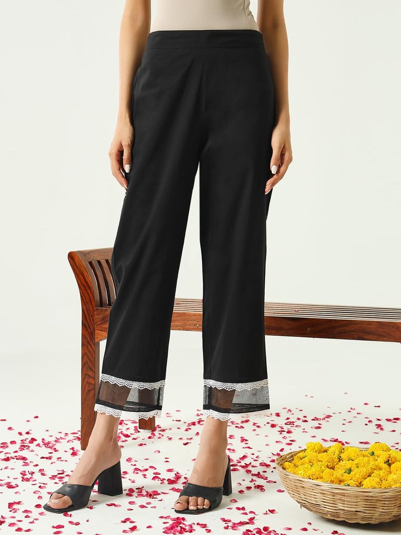 FIORRA Women's Cotton Straight Kurta Pant With Dupatta - Image 5