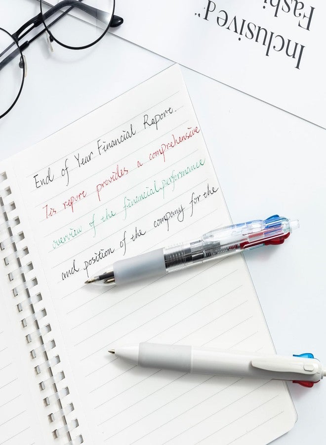 ام اند جي قلمان متعددان الألوان من إم آند جي، قلم حبر جاف ملون 4 في 1، رأس رفيع 0.5 مم، كتابة سلسة، ألوان متنوعة للكتابة اليومية، العمل، المدرسة، والمكتب - Image 5