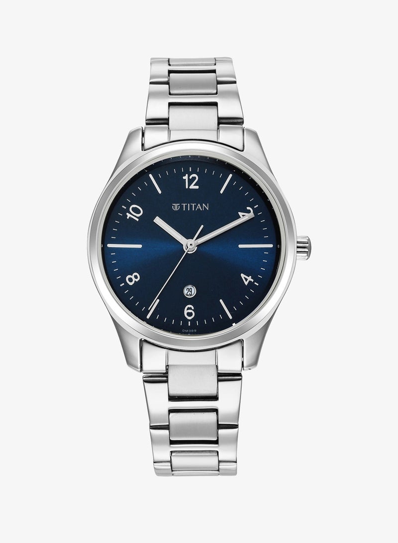 Titan Trendsetters Blue Dial Analog Stainless Steel Strap Watch for Women - Image 1
