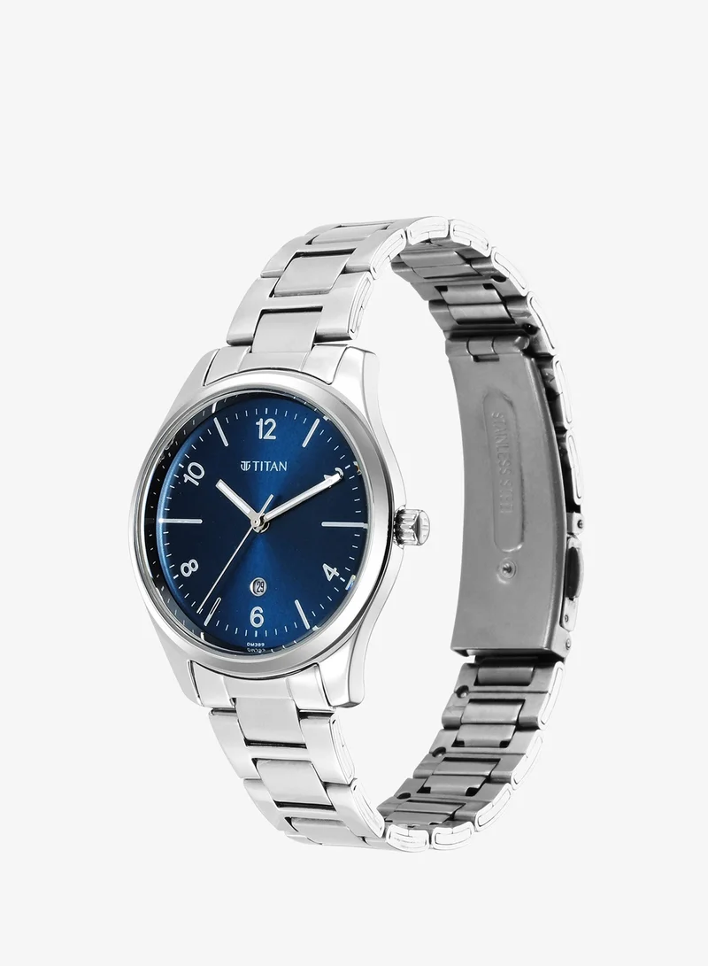 TITAN Titan Trendsetters Blue Dial Analog Stainless Steel Strap Watch for Women
