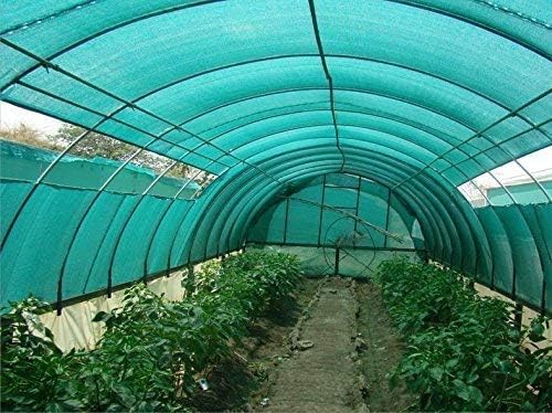 Artlicious UV Stabilized Agro Green House Net Garden Shade - 50% 1.5x50m (5ft x 164ft) net Balcony Agriculture shadnet Netting House Multipurpose - Green (1.5X50M, 50%) - Image 5