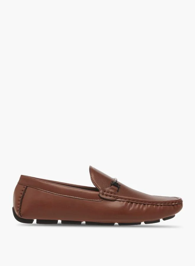 LBL by Shoexpress Men Metal Accent Slip-On Moccasins