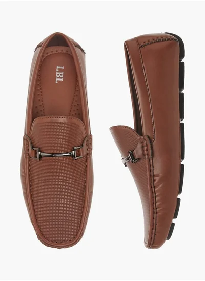 LBL by Shoexpress Men Metal Accent Slip-On Moccasins