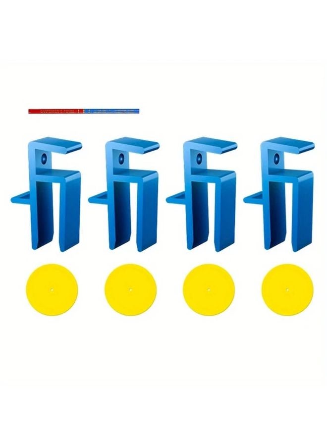 4 Packs Woodworking Scribe Jigs Set For Cabinet Furniture Carpentry Fitting - Image 1