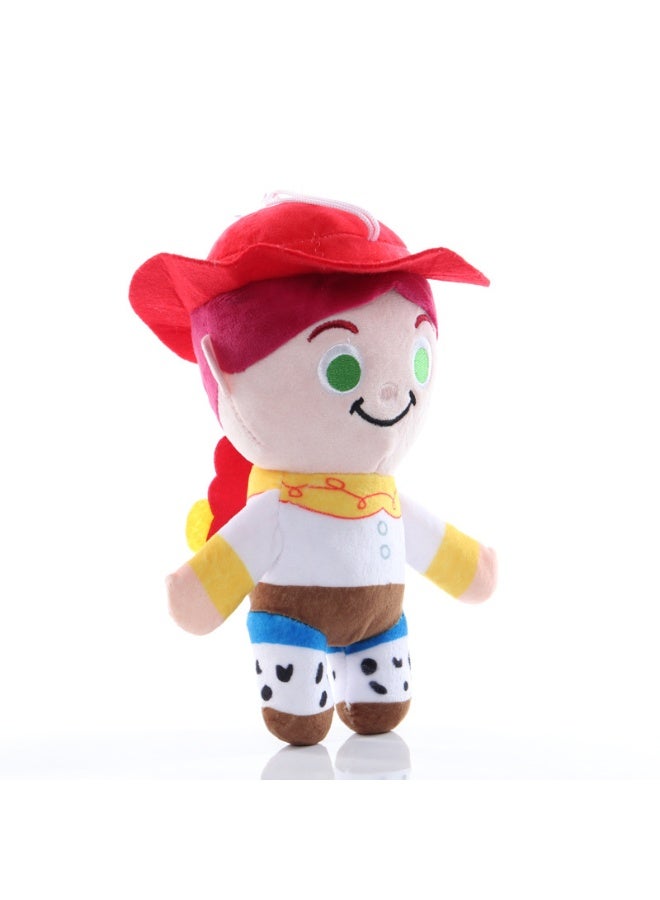 HALAMODO Large - Sized Jessie Q - version Plush Toy - A Sweet and Considerate Item for Birthday Giving, Perfect for Decorating Bedroom, Living Room, and Desk Areas, and a Must - have for Office Relaxation 24cm - Image 4