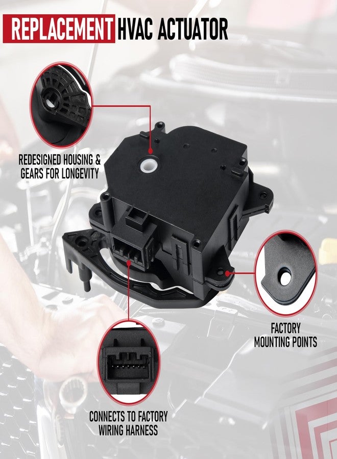 AA Ignition HVAC Air Blend Door Actuator Mode Replacement by AA Ignition - Compatible with Acura & Honda Vehicles - MDX, 2005-2010 Odyssey, 2009-2015 Pilot, Ridgeline - 604-868, 79140SHJA01 - Air Vent Control - Image 4