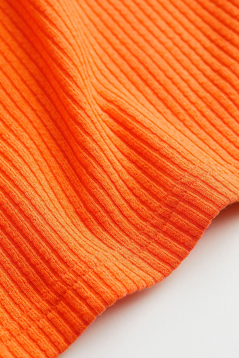 H&M Rib-knit halterneck top