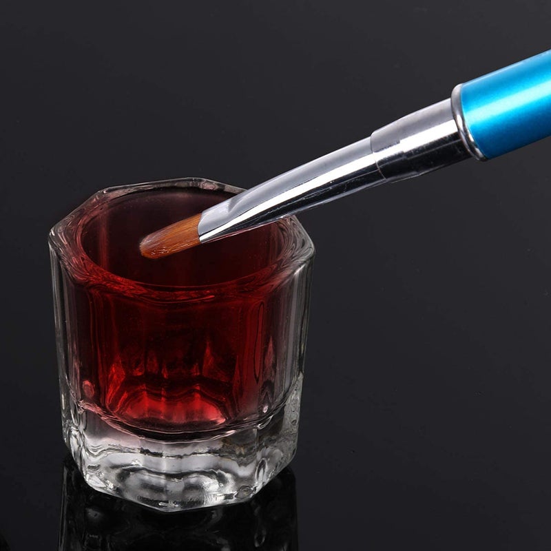 BTYMS 4 Pcs Nail Dappen Dish Nail Crystal Bowl Dapping Dish Glass Crystal Cup for Acrylic Liquid Powder - Image 5