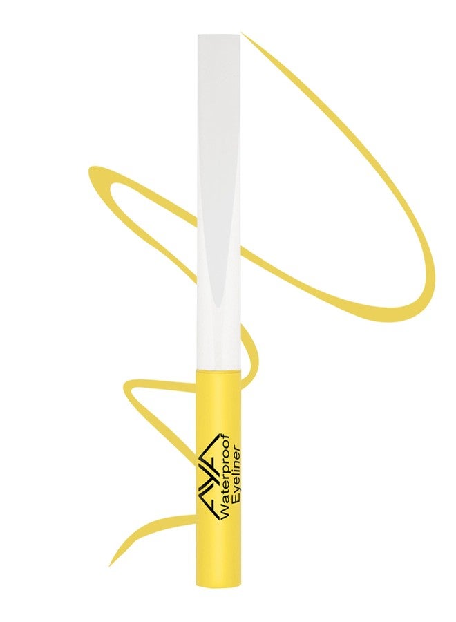 AYA Waterproof Eyeliner 5 ml, Lemon Yellow, Eye-catching Yellow Eyeliner, Easy Application, Matte Finish, Waterproof, Long Lasting, Smudge Proof eyeliner For Eye Makeup - Image 1