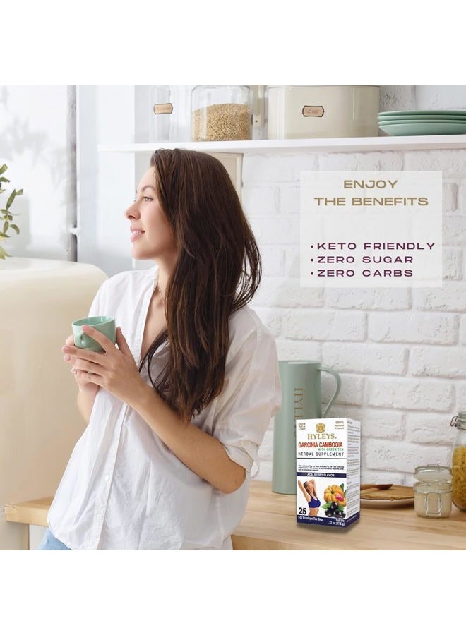 Hyleys Tea Garcinia Cambogia with Acai Berry - 25 bags (100% Natural, Sugar Free, Gluten Free and Non GMO) - Image 4