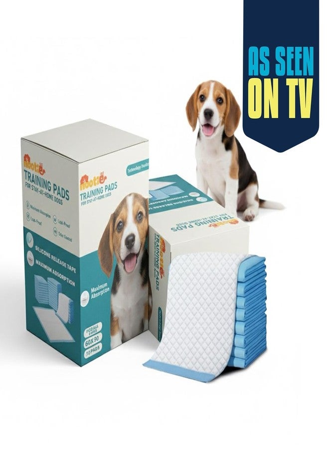 Nootie Disposable Pet Training Pads for Puppy | Quick-Dry Surface, Super Absorbent, Leak-Proof, Odour Control, Pee Pads for All Breeds Puppies | 10 Pads (60x90 cm) - Image 2