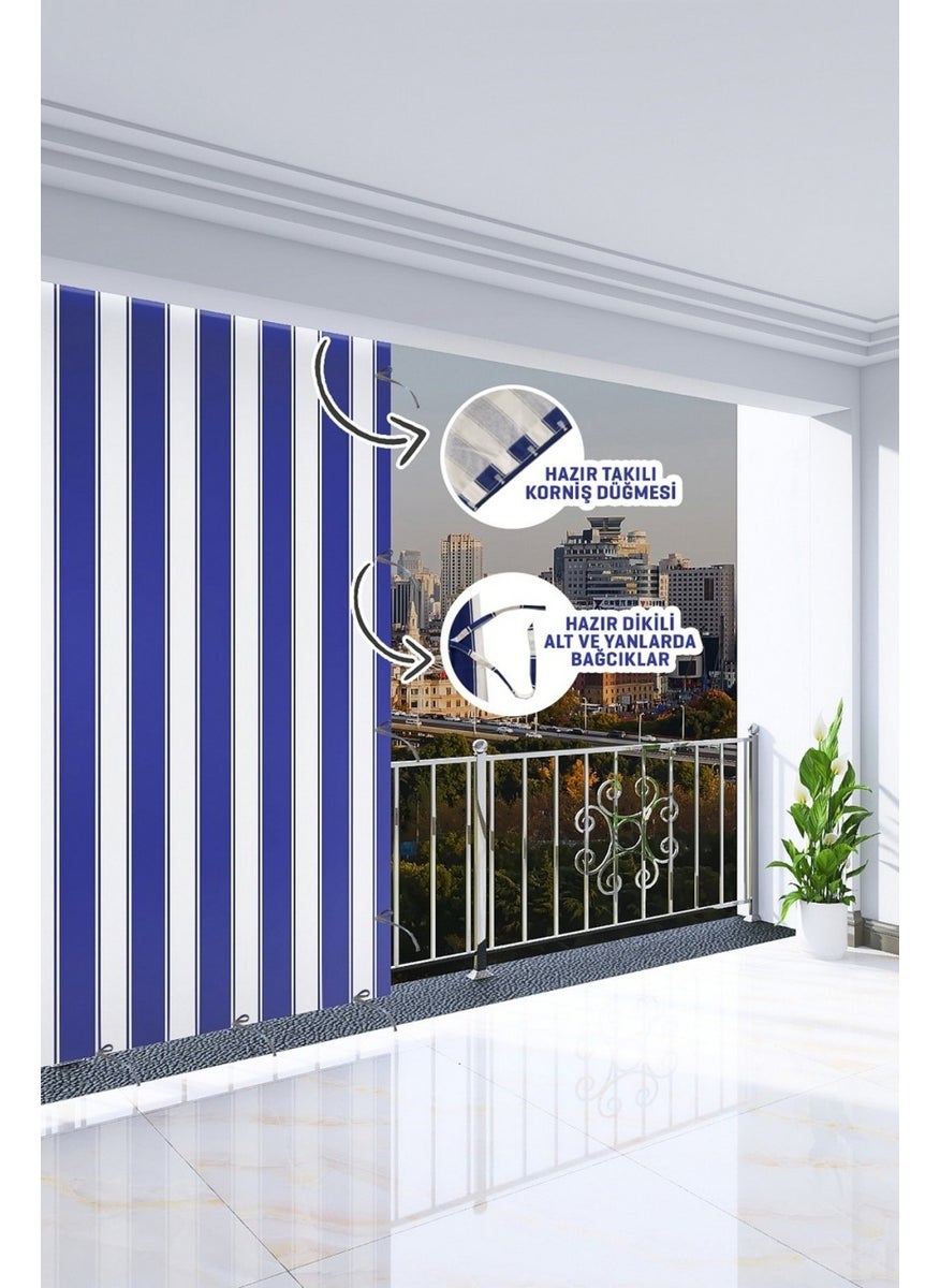 260 x 270 cm Blue Colored Balcony Curtain - pzsku/Z1A49C931237F2819C858Z/45/_/1730499100/d55e571b-1679-4f8a-a0de-9bad56a09339