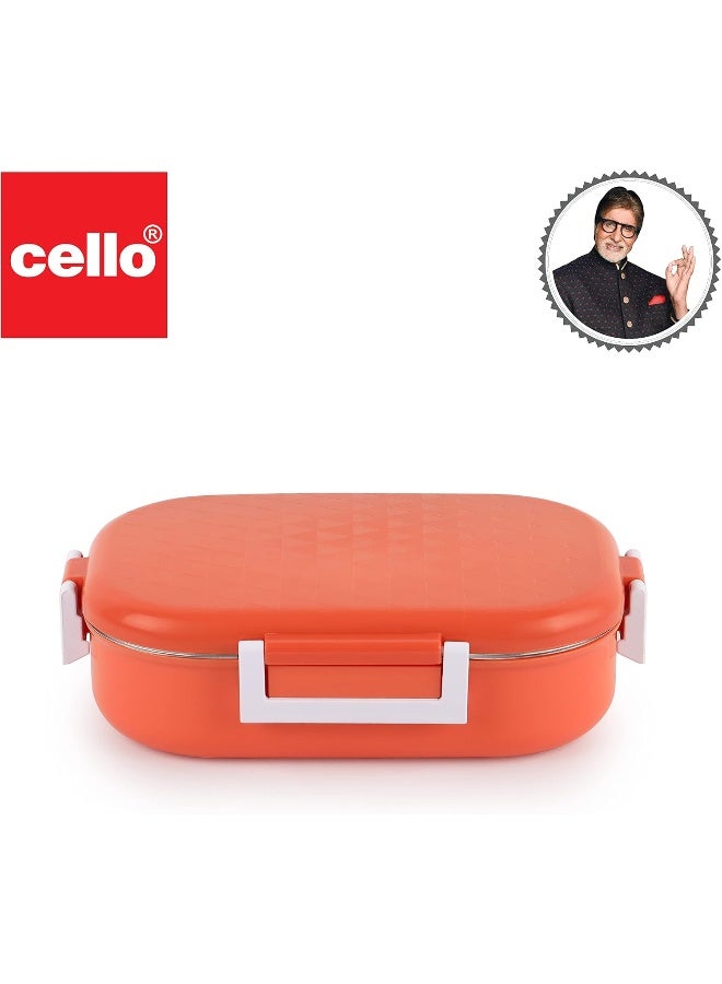 Cello صندوق غداء سيلو الترو نيو - 2 قطعة، برتقالي نيو - Image 5