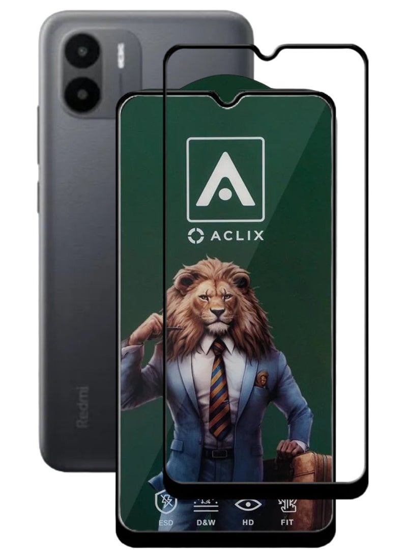 ACLIX Antistatic ESD Dustproof Premium Quality High Definition Tempered Glass Screen Protector Designed For Xiaomi Redmi A1+ - Image 1