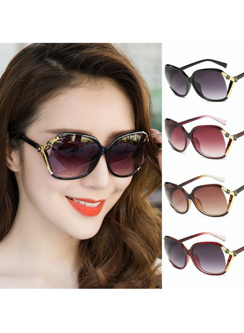 يالونج 4 PCS الأبحاث المتعلقة ب نظارات شمسية نسائية مضادة للأشعة فوق البنفسجية - Image 1