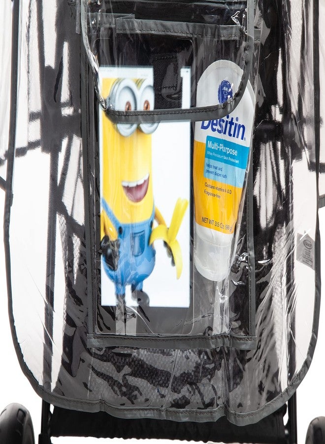 Graco Travel System Weather Shield, Baby Rain Cover, Universal Size to fit Most Travel Systems, Waterproof, Windproof, Ventilation, Sun Protection, Shade, Umbrella, Pram, Vinyl, Plastic, Clear - Image 5