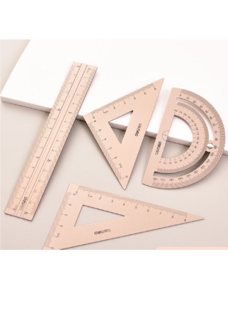 Deli - Ruler Set 4 Pcs - Image 1