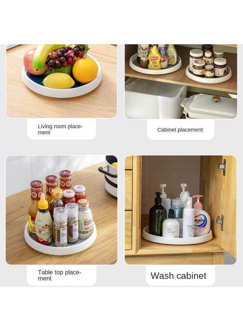 Kitchen rotatable seasoning storage rack circular multifunctional storage rack  - Image 5
