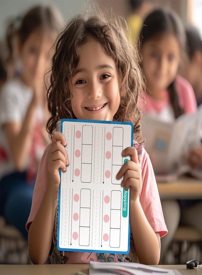 LUHEAGU Phonemic Awareness Dry Erase Board,9" x 12" Double Sided Syllable Small Whiteboard,Speech Games, Letter Sound,Science Reading Manipulative,Preschool Kindergarten Classroom Must Have - Image 5