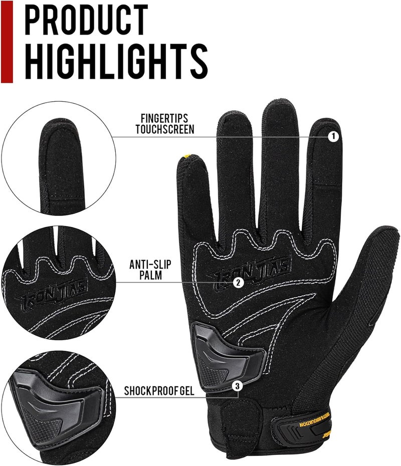 BORLENI Motorcycle Gloves for Men and Women - Image 4