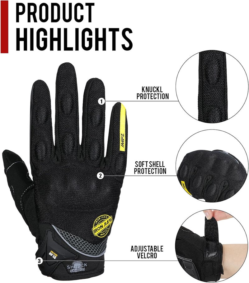 BORLENI Motorcycle Gloves for Men and Women - Image 5