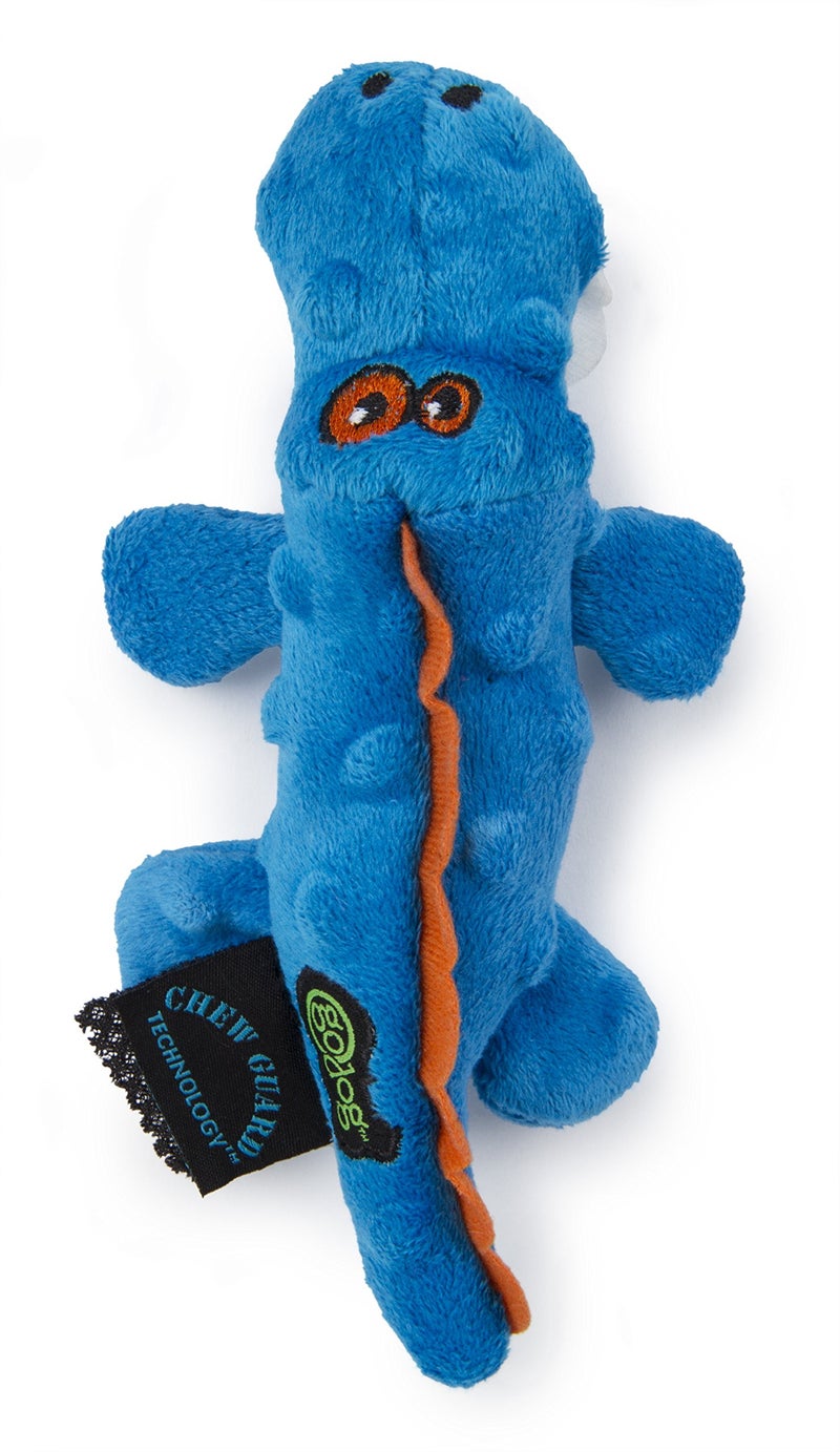 goDog Just For Me Gator Dog Toy, Blue - Image 5