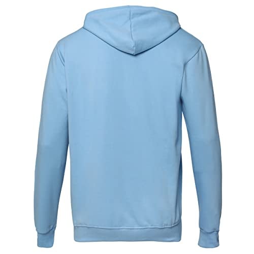 ADRO Men's Cotton Neck Hooded Sweatshirt (H22-M-INV-SK_SkyBlue_M) - Image 2