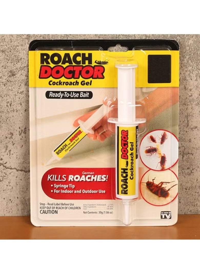 Roach Doctor طقم طُعم جل الصراصير بني لمكافحة الصراصير جل طُعم أصلي 30 جرام - Image 4