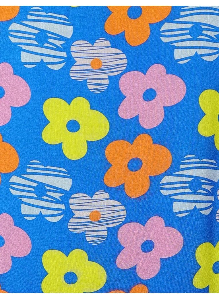 AIKO - Girls cotton Top and Skirt Set with cute Floral Pattern Design 4-5Years - Image 4