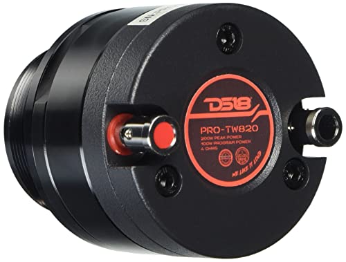 DS18 Audio PROTW820 PRO 1-in Vc Aluminum High Compression Neodymium Super Bullet Tweeter 200 Watts 4-Ohm - Image 1